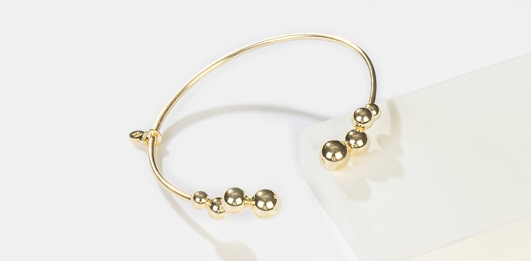 SOS Bracelet in Gold Plating