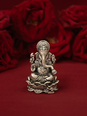 Vinayak Ganesha Idol Crafted in 925 Silver