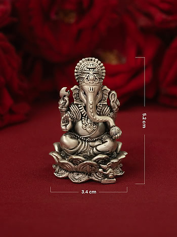 Buy Vinayak Ganesha Idol Crafted In 925 Silver from Shaya by CaratLane