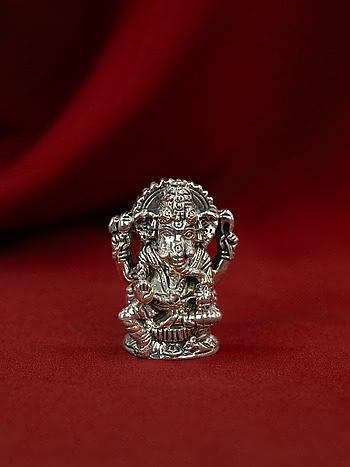 Bal Ganesha Idol Crafted in 925 Silver