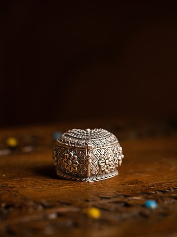 Satya KumKum Box Crafted in 925 Silver