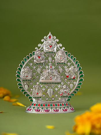 Ashtavinayak Ganesh Idol Crafted in 925 Silver