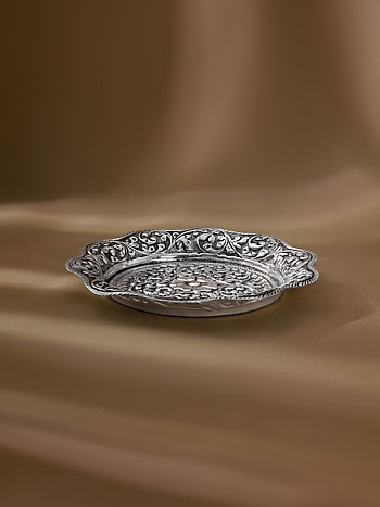 Shubh Thaal Plate Crafted in 925 Silver