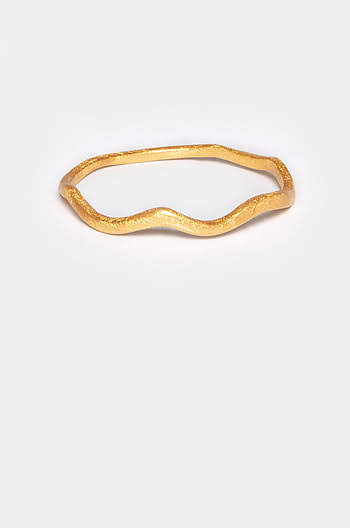 Kendall J Bangle in Gold Plating Kendall J Bangle in Gold Plating