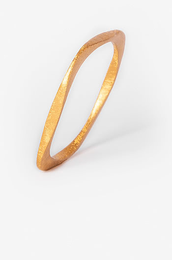Jennifer L Bangle in Gold Plating Jennifer L Bangle in Gold Plating