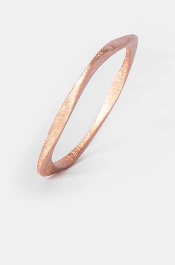 Jennifer L Bangle in Rose Gold Plating Jennifer L Bangle in Rose Gold Plating