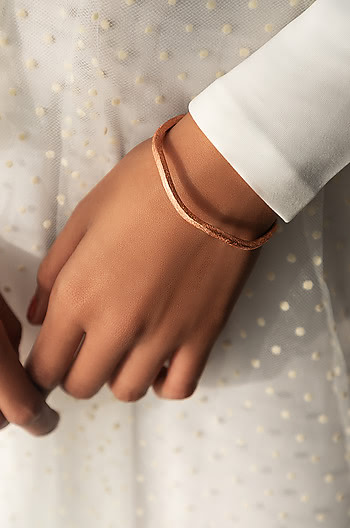 Jessica A Bangle in Rose Gold Plating Jessica A Bangle in Rose Gold Plating