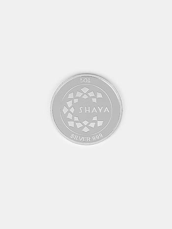 50g, Laxmi Ganesh 999 Purity Silver Coin