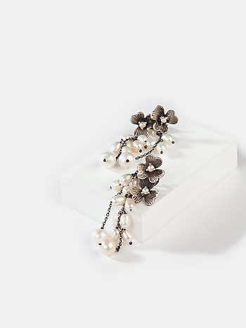 Joan C Earrings in 925 Silver