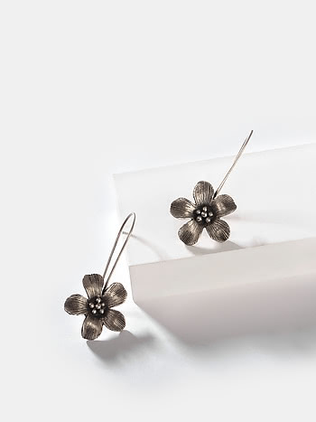 Anna F Earrings in 925 Silver