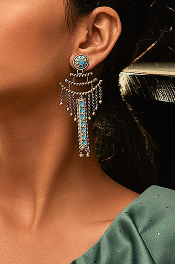 Antique Saras Sculpture Earrings