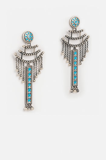 Antique Saras Sculpture Earrings