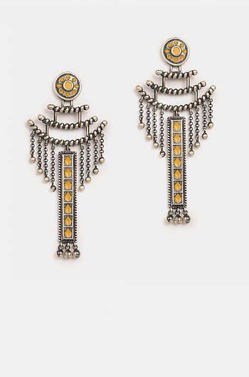 Antique Vapi Sculpture Earrings Antique Vapi Sculpture Earrings