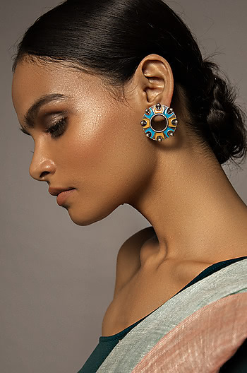 Antique Chakra Dome Earrings