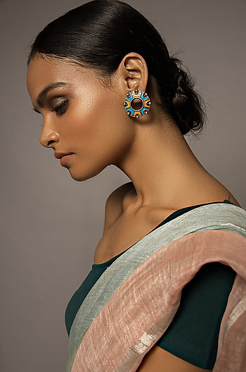 Antique Chakra Dome Earrings