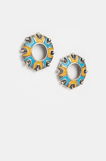 Antique Chakra Dome Earrings