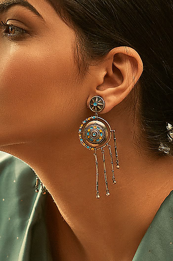 Antique Chakrika Wall Earrings