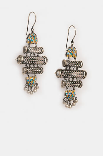 Antique Srasta Step Earrings