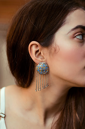 Antique Zirisa Wall Earrings