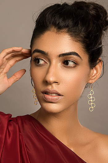 So Versatile Earrings in Gold Plated 925 Silver