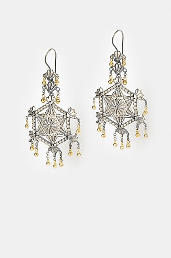 Antique Razia Shield Earrings