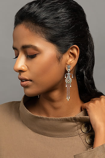 Antique Hazrat Sword Earrings