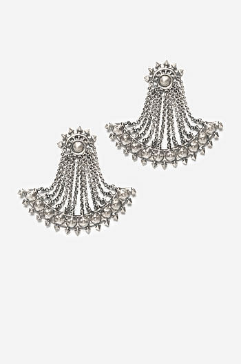 Antique Gaidinlu Axe Earrings