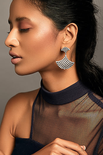Antique Mallamma Shield Earrings