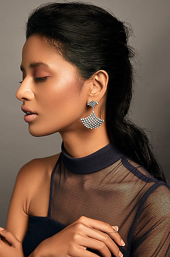Antique Mallamma Shield Earrings