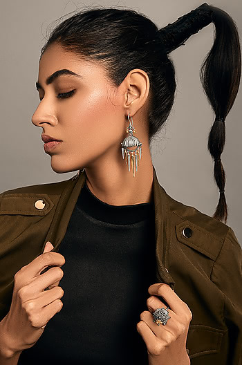 Antique Tarabai Arrow Earrings