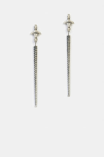 Antique Arati Sword Earrings Antique Arati Sword Earrings