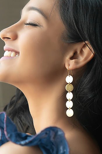 Vacay Mood Earrings in Gold Plating