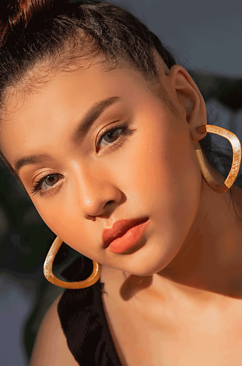 Jessica A Hoops in Rose Gold Plating Jessica A Hoops in Rose Gold Plating