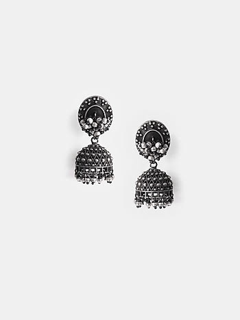 Rebel Rebel Jhumkis in 925 Silver