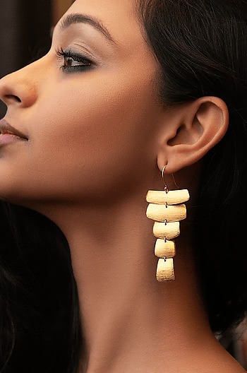 Dance All Night Earrings in Gold Plating