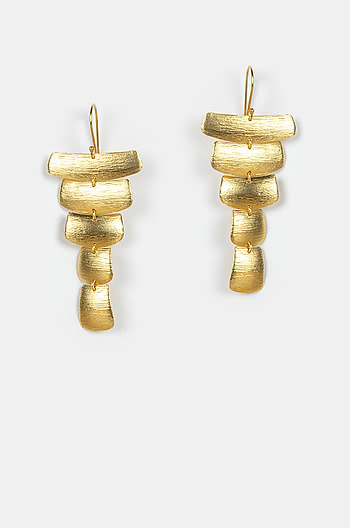 Dance All Night Earrings in Gold Plating