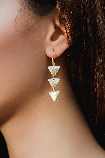 After Party Earrings in Gold Plating