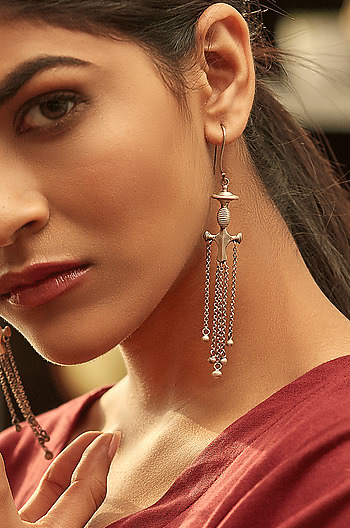 Antique Noor Sword Earrings