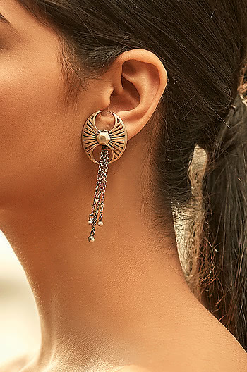 Antique Belawadi Axe Earrings