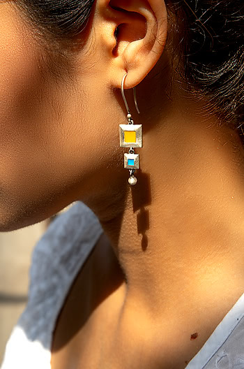 Antique Suhrit Wall Earrings