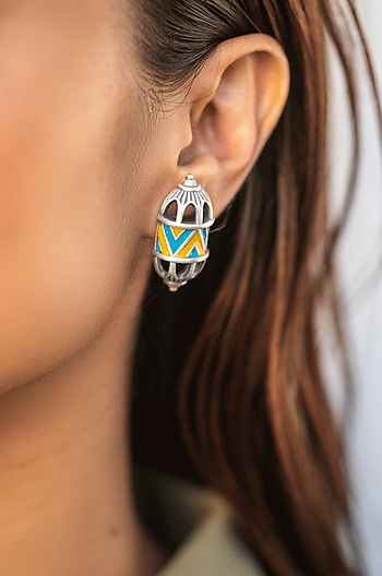 Antique Vartita Sculpture Earrings