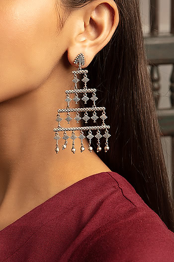 Antique Nanammas Temple Visit Earrings