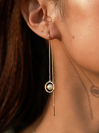 OOTD meets OOTN Earrings in Gold Plated 925 Silver