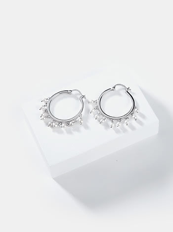 Lit All Day Earrings in 925 Silver