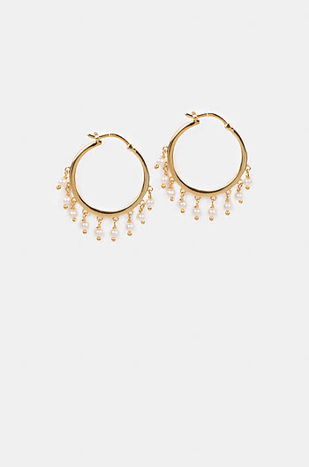 Lit All Day Earrings in Gold Plating