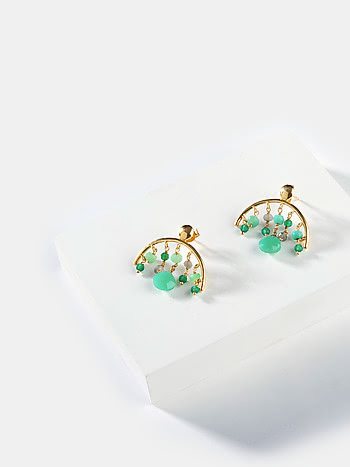 Euphoria Earrings in Gold Plated 925 Silver