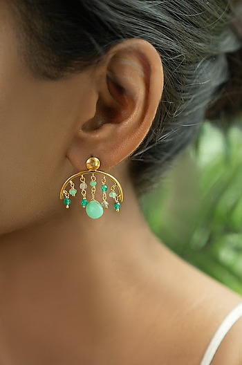 Euphoria Earrings in Gold Plated 925 Silver