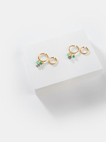 Solace Earrings in Gold Plated 925 Silver