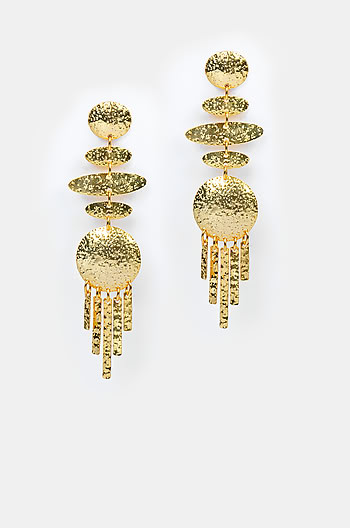 Right Round Earrings in Gold Plating
