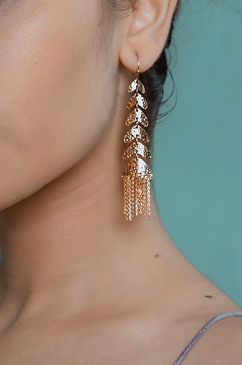 Rainbowland Earrings in Rose Gold Plating